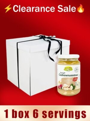 ⚡Clearance Sale🔥GranoVita-Cremiges Cashewnussmus, 6 x 350g